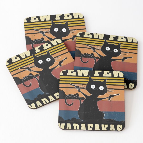 Item preview, PewPewPew Madafakas Cats Vintage Crazy Cat Pew Funny gift designed and sold by MartMcconnell.