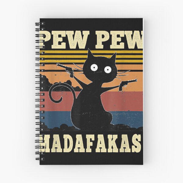 Item preview, PewPewPew Madafakas Cats Vintage Crazy Cat Pew Funny gift designed and sold by MartMcconnell.