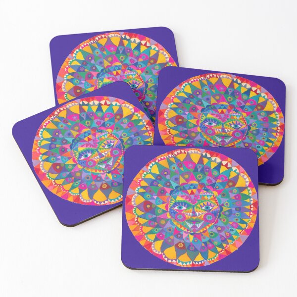 Item preview, Colorful sun face designed and sold by MARGARET RINGIA HART.
