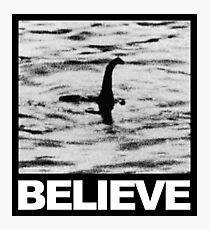 The Loch Ness Monster - Believe Photographic Print