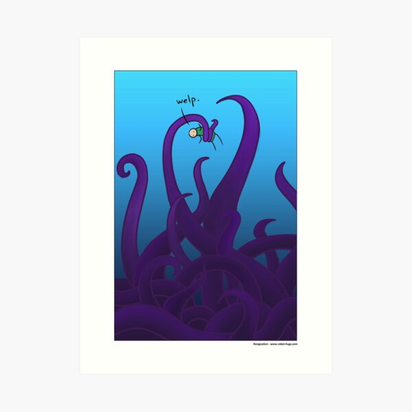 Resignation Art Print