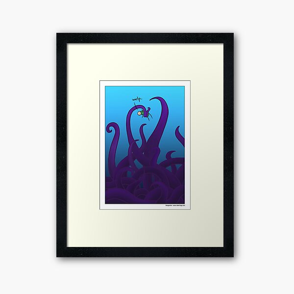 Resignation Framed Art Print