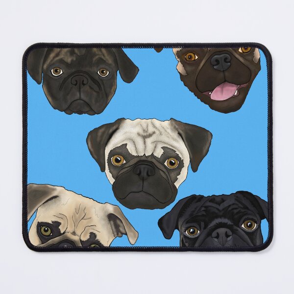 Item preview, Puggies! Repeating Pattern / Print designed and sold by FivePugs.