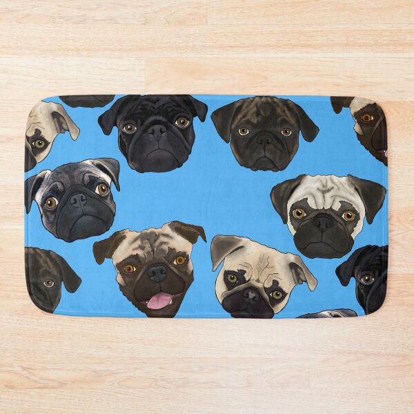 Item preview, Puggies! Repeating Pattern / Print designed and sold by FivePugs.