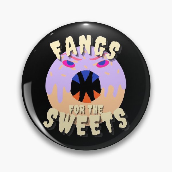 Item preview, Halloween donut teeth - Fangs for the sweets Funny Halloween design designed and sold by Vibing-Right.