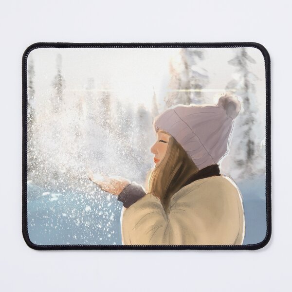 Item preview, Pretty White Snow designed and sold by LEYUNART n/a.