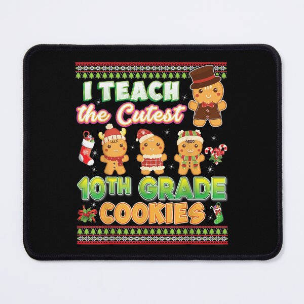 Item preview,  Teach Cutest 10th Grade Cookies Teacher Christmas Ugly designed and sold by maudean.
