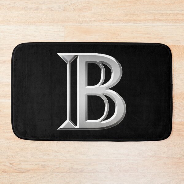 Item preview, Chrome Metallic Letter B designed and sold by PrettyPage.
