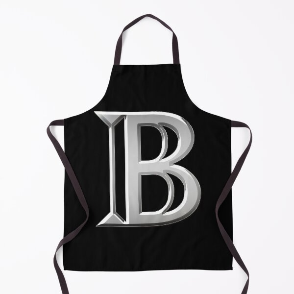 Item preview, Chrome Metallic Letter B designed and sold by PrettyPage.