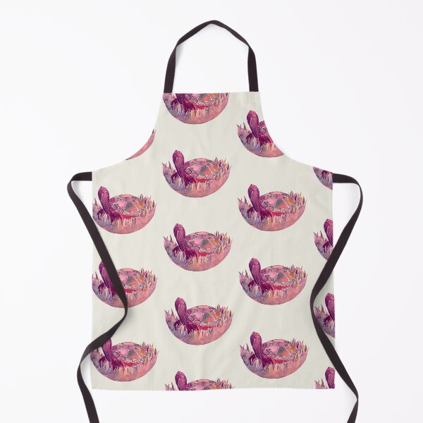 Item preview, Happy pink turtle pattern designed and sold by Yayilustra.