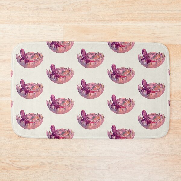 Item preview, Happy pink turtle pattern designed and sold by Yayilustra.