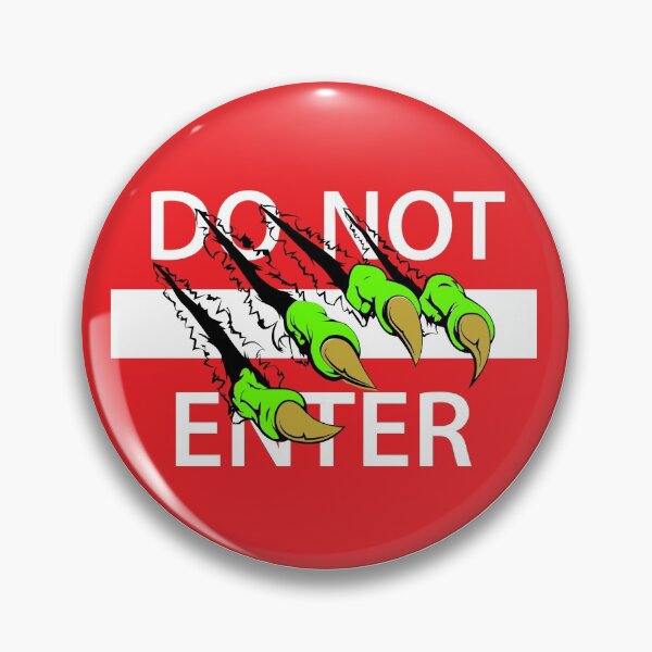 Item preview, Do Not Enter Sign, Dangerous Creature Inside, T-Shirt designed and sold by JoesCornerStore.