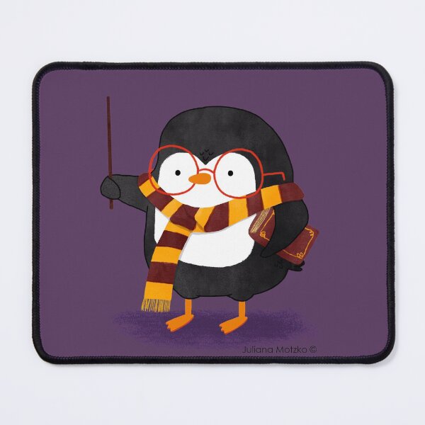 The Wizard Penguin Mouse Pad