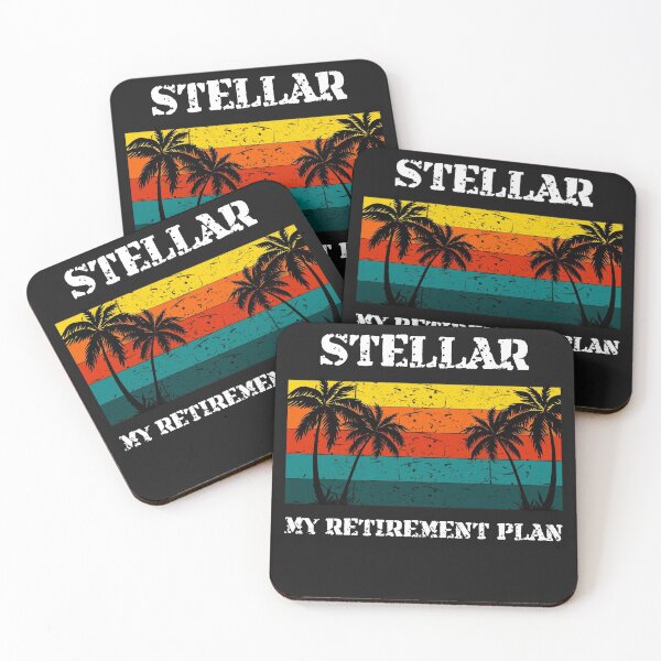 Item preview, Stellar - My Retirement Plan Crypto Design designed and sold by Funny-Tees4U.