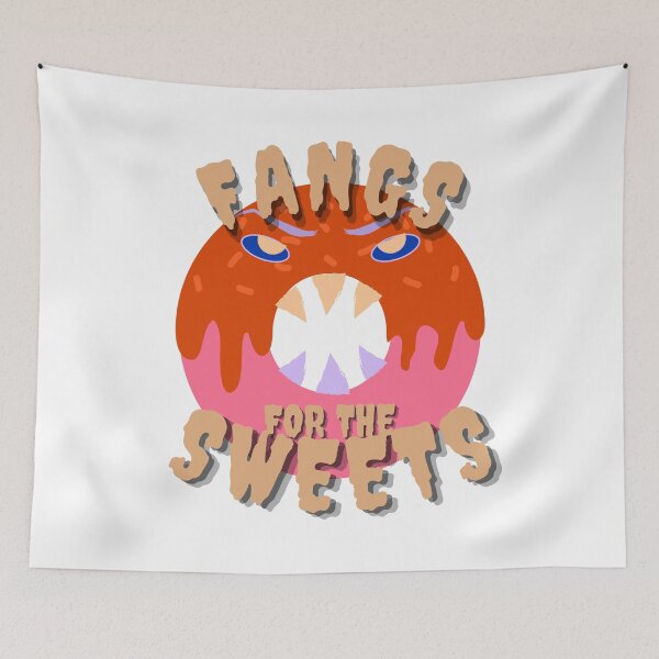 Item preview, Halloween donut teeth - Fangs for the sweets Funny Halloween design designed and sold by Vibing-Right.