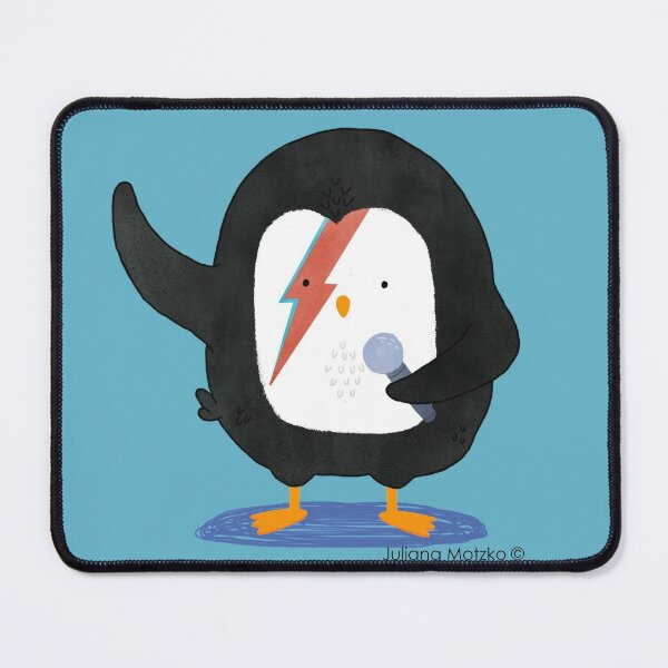Penguin Ziggy Stardust Mouse Pad