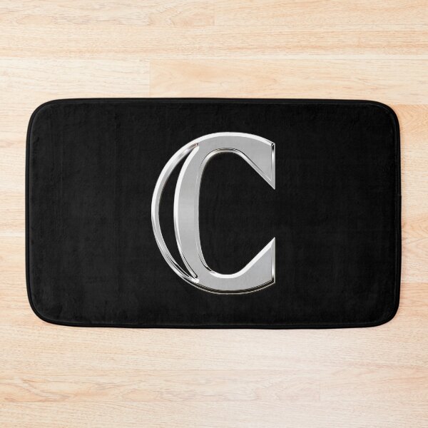 Item preview, Chrome Metallic Letter C designed and sold by PrettyPage.