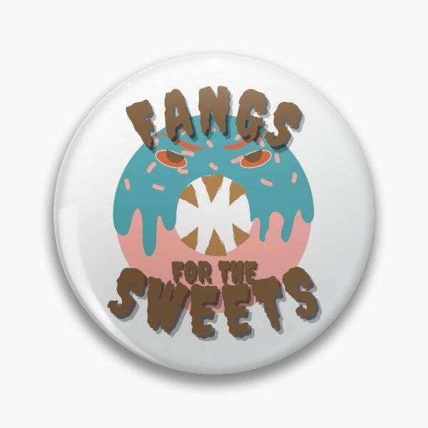 Item preview, Halloween donut teeth - Fangs for the sweets Funny Halloween design designed and sold by Vibing-Right.