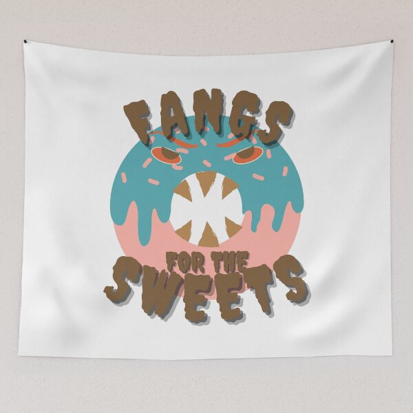 Item preview, Halloween donut teeth - Fangs for the sweets Funny Halloween design designed and sold by Vibing-Right.