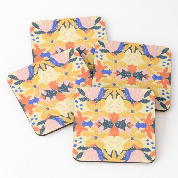 Item preview, Bright handcrafted floral pattern designed and sold by RoyalPeople.