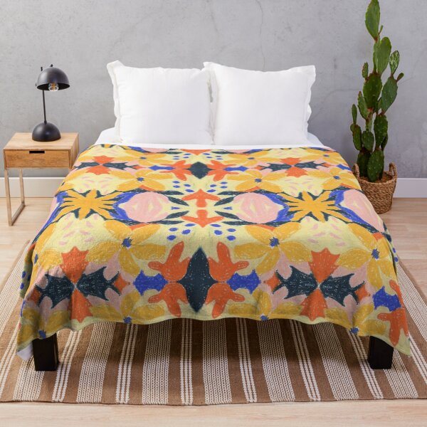 Item preview, Bright handcrafted floral pattern designed and sold by RoyalPeople.
