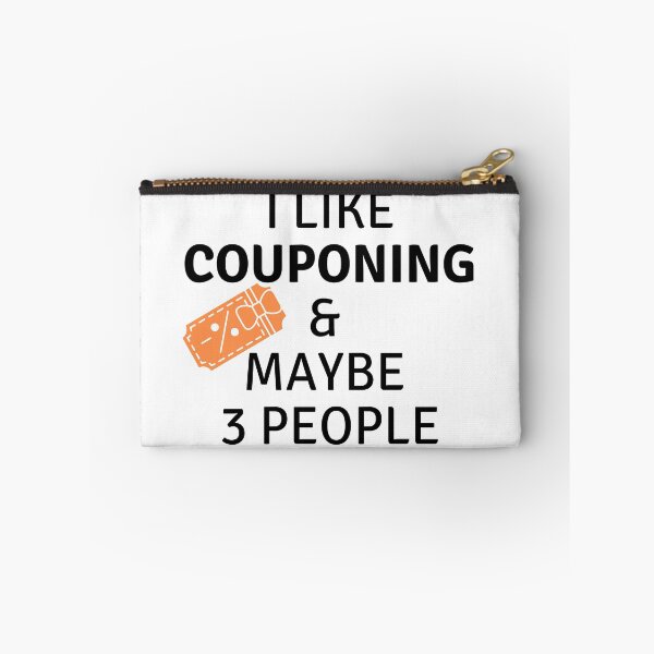 Item preview, I Like Couponing & Maybe 3 People Funny T-shirt men gift women gift designed and sold by InnovantDesigns.