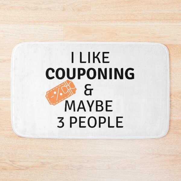 Item preview, I Like Couponing & Maybe 3 People Funny T-shirt men gift women gift designed and sold by InnovantDesigns.