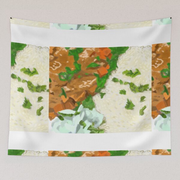 Item preview, Curry with Rice and Parsley designed and sold by BunnyBizarre.