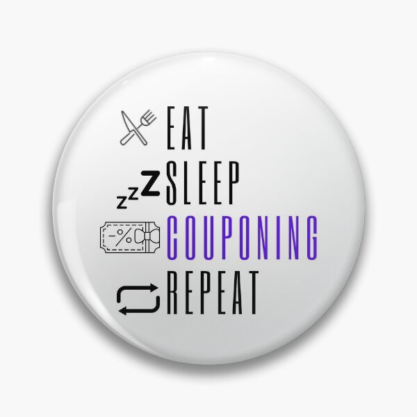 Item preview, Eat Sleep Couponing Repeat Funny T-shirt men gift women gift designed and sold by InnovantDesigns.