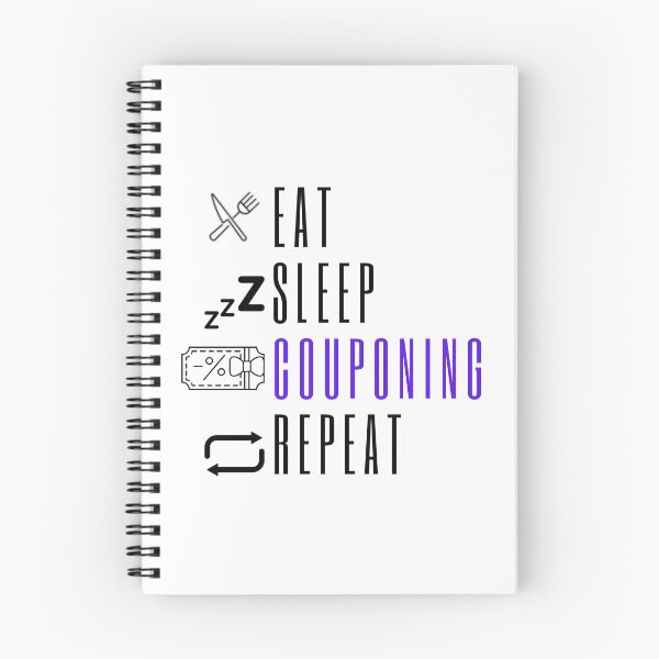 Item preview, Eat Sleep Couponing Repeat Funny T-shirt men gift women gift designed and sold by InnovantDesigns.