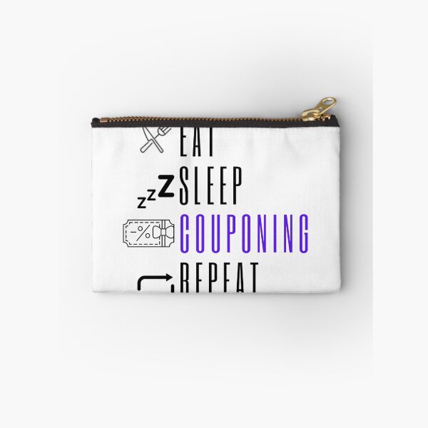 Item preview, Eat Sleep Couponing Repeat Funny T-shirt men gift women gift designed and sold by InnovantDesigns.