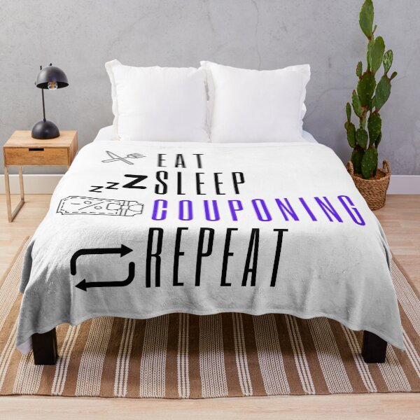 Item preview, Eat Sleep Couponing Repeat Funny T-shirt men gift women gift designed and sold by InnovantDesigns.