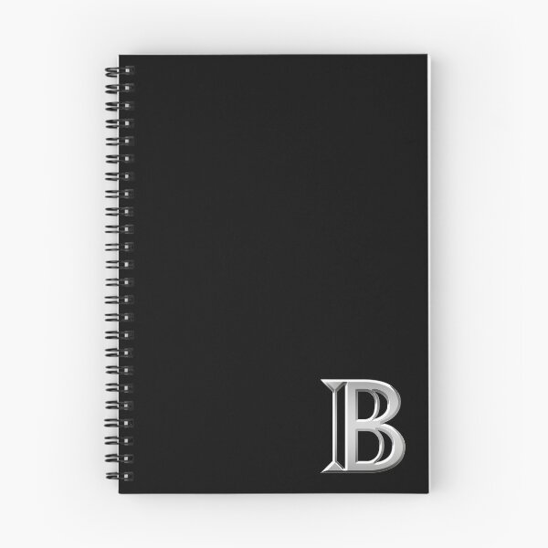 Item preview, Chrome Metallic Letter B designed and sold by PrettyPage.