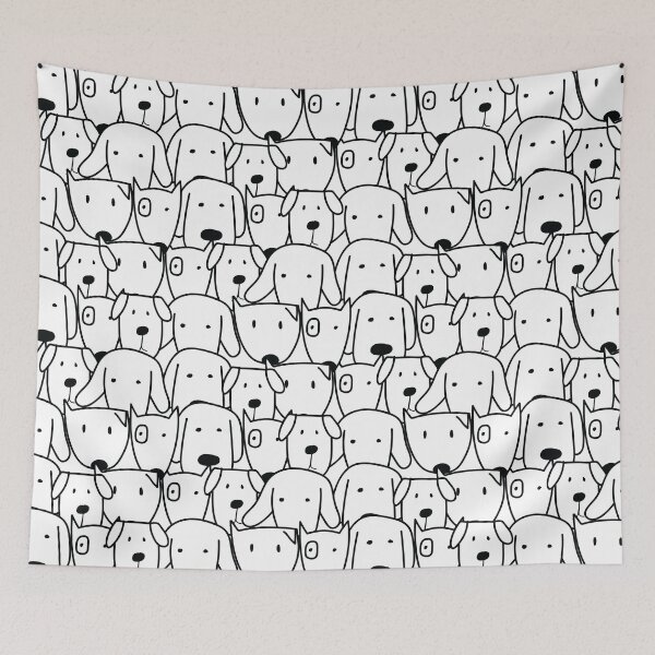 Item preview, Dog Doodle Pattern designed and sold by edwardecho.
