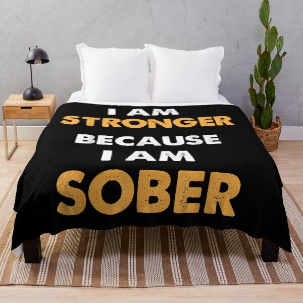 Item preview, Im Stronger Because Am Sober Sobriety Addiction Recovery designed and sold by angelata.