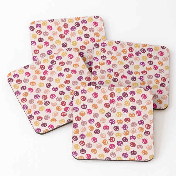 Item preview, Pattern from pumpkins for Halloween in different shades of red designed and sold by ClumsyCat.