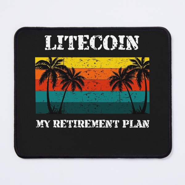 Item preview, Litecoin - My Retirement Plan Crypto Design designed and sold by Funny-Tees4U.