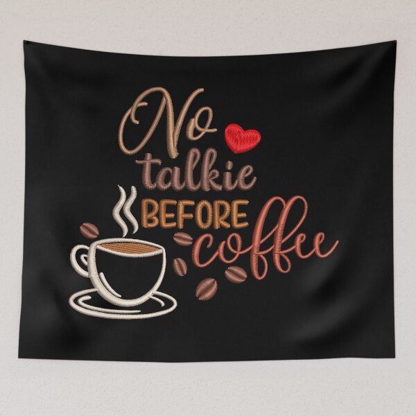 Item preview, Coffee befor talkie- funny coffee day designed and sold by Designs Of all kinds.