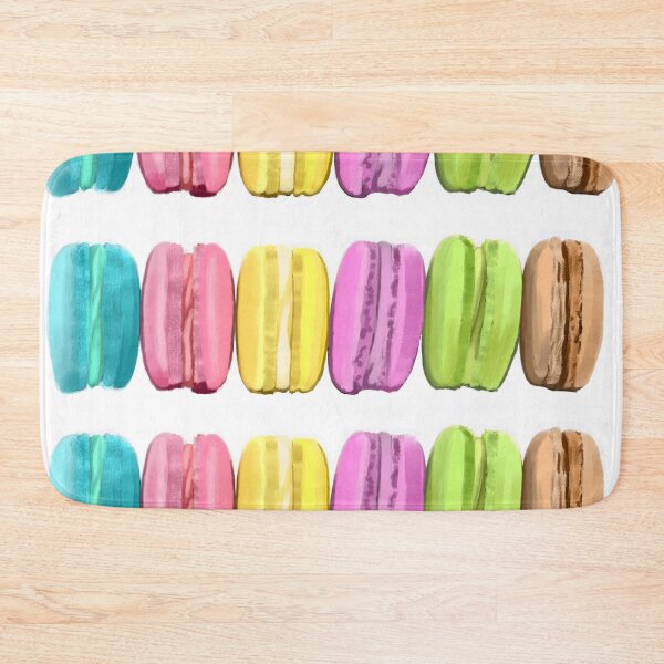 Item preview, Macaron Pattern - Delicious Cute Colorful Cookies designed and sold by BunnyBizarre.
