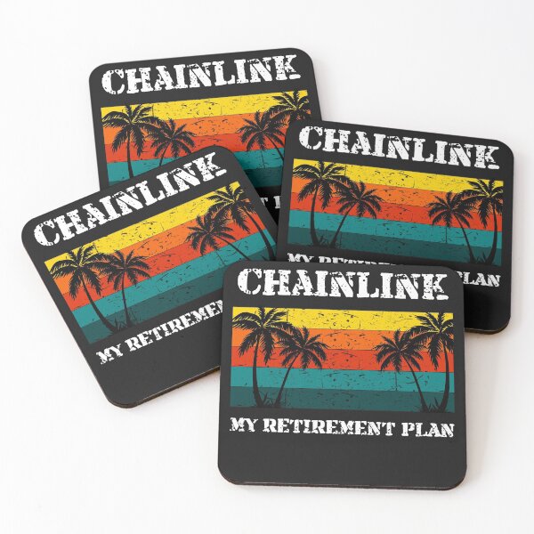 Item preview, Chainlink - My Retirement Plan Crypto Design designed and sold by Funny-Tees4U.