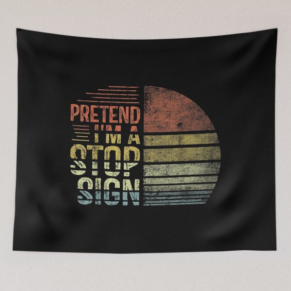 Item preview,  Pretend Im Stop Sign Last Minute Lazy Halloween Costume designed and sold by angelata.