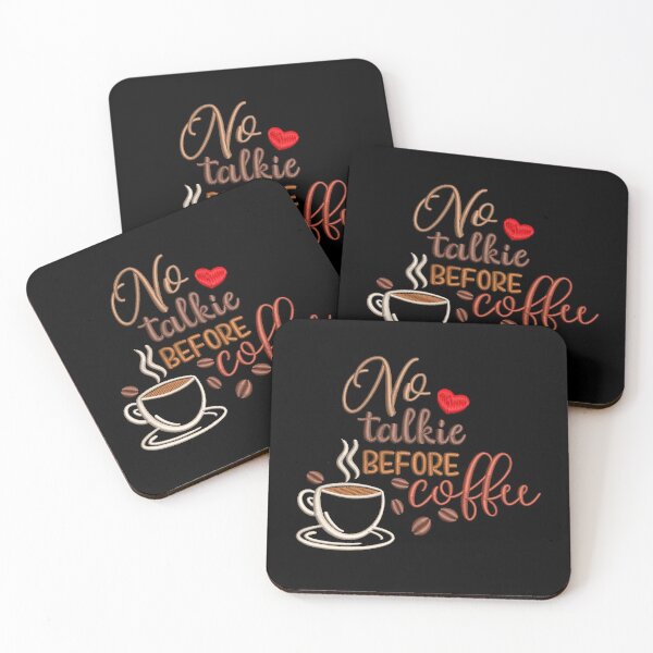 Item preview, Coffee befor talkie- funny coffee day designed and sold by Designs Of all kinds.