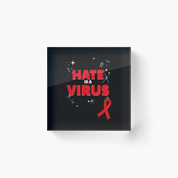 Item preview,  Hate Virus Aids Awareness Day designed and sold by angelata.