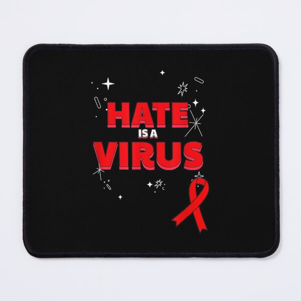 Item preview, Hate Virus Aids Awareness Day designed and sold by angelata.