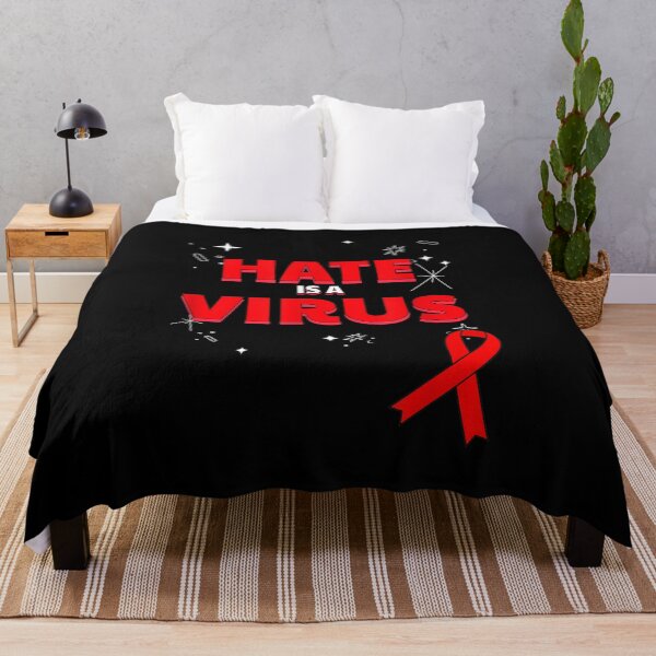 Item preview, Hate Virus Aids Awareness Day designed and sold by angelata.