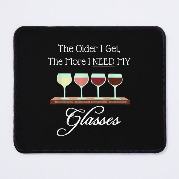 Item preview,  My Age Need Glasses Funny Wine Connoisseur Sommelier designed and sold by angelata.
