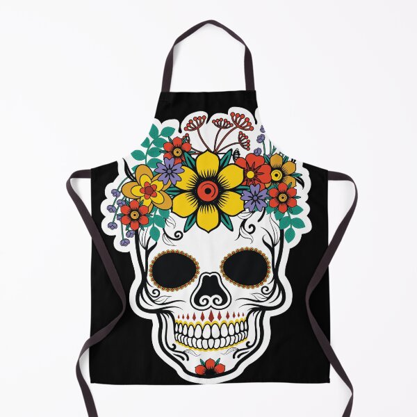 Item preview, Cool Skull With Flowers Crown | Halloween Roses Skull designed and sold by NawalMagdy.