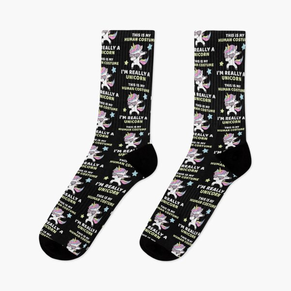 Item preview, This is My Human Costume I'm Really A Unicorn Funny Cute designed and sold by Neggan.