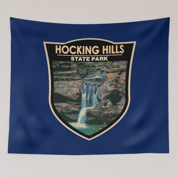 Item preview, Hocking Hills State Park Ohio Badge designed and sold by KrisSidDesigns.