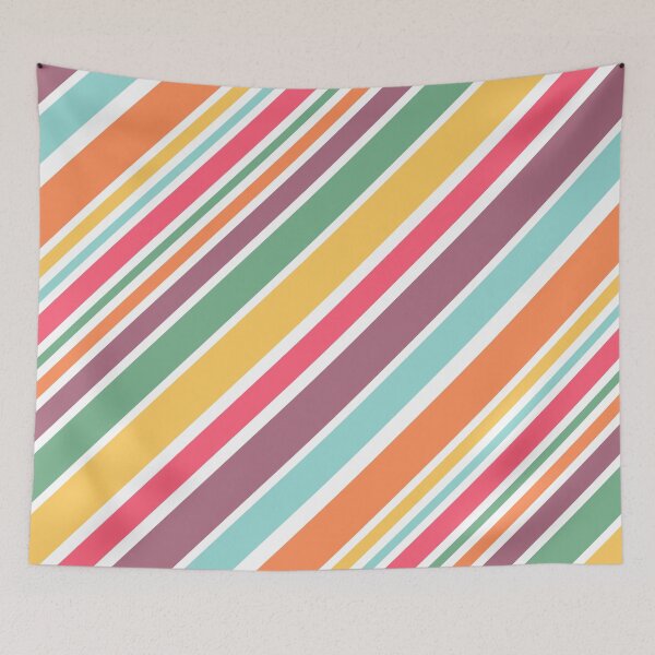 Item preview, Colorful diagonal stripes design designed and sold by BattaAnastasia.